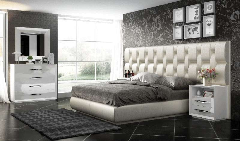 ESF Furniture - Franco Spain Emporio 4 Piece Queen Bedroom Set - EMPORIOQB-4SET