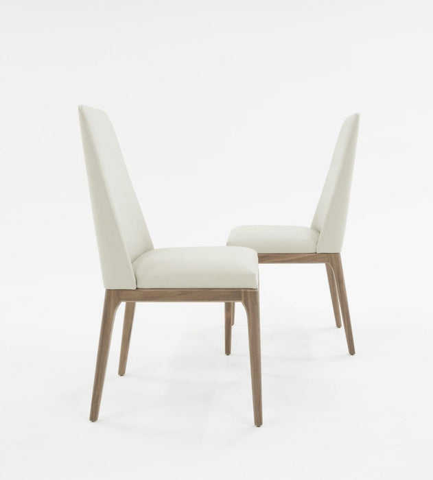VIG Furniture - Modrest Darcy Modern White Leatherette Dining Chair (Set of 2) - VGEWF3202BF-WHT