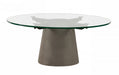 VIG Furniture - Nova Domus Essex - Contemporary Concrete, Metal and Glass Coffee Table - VGLBVIG-CF90 - GreatFurnitureDeal