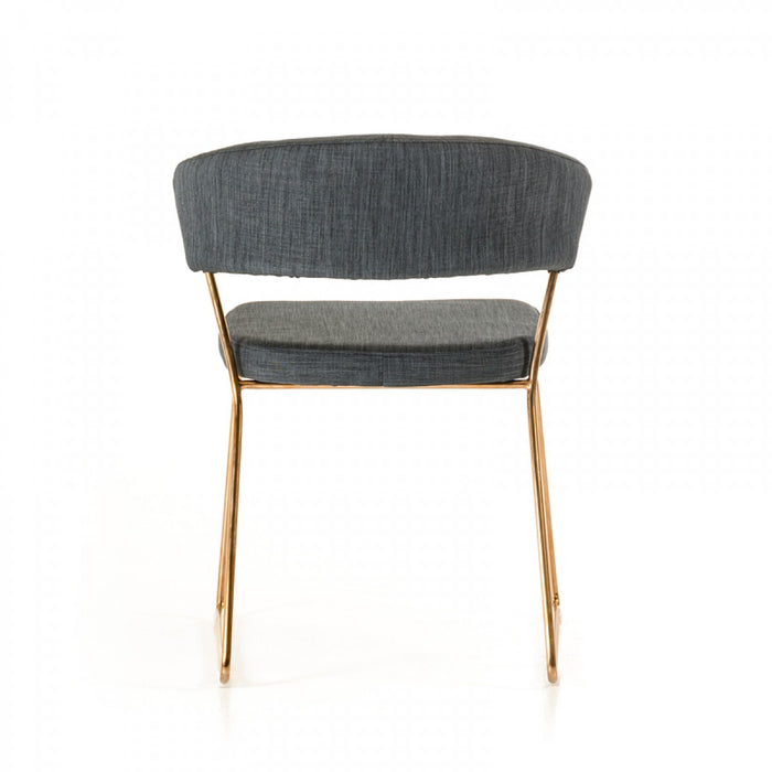 Vig Furniture - Modrest Ashland Modern Grey & Rosegold Dining Chair (Set of 2) - VGEUMC-8349CH-G-GRY - GreatFurnitureDeal