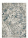 Oriental Weavers - Evolution Grey/ Blue Area Rug - 0984D - GreatFurnitureDeal