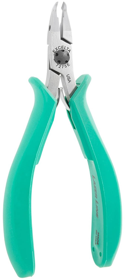 Excelta Lazer Line® Specialty Medium 40° Tapered Head Optimum Flush Carbon Steel Cutter with Molded Grip Handles, 4.75" OAL - GreatFurnitureDeal