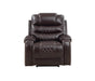 GFD Home - Tennessee Power Reclining 3 Pc Sofa Set in Espresso - GreatFurnitureDeal