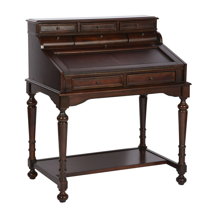 GFD Home - Office Broad Desk Space Storage Writing Desk with 8 Drawers, Set of 1 - GreatFurnitureDeal