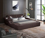 GFD Home - Zoya Smart Multifunctional King Size Bed Made with Wood in Brown - GreatFurnitureDeal