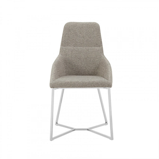 VIG Furniture - Stark Modern Light Grey Fabric Dining Chair (Set of 2) - VGEWF3209AA - GreatFurnitureDeal
