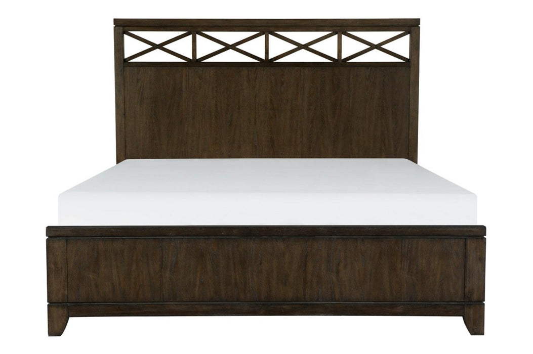 Homelegance - Griggs 6 Piece California King Bed Set in Dark Brown - 1669K-1CK-6SET