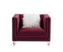 GFD Home - red dutch velvet\n1+2+3 Combination Sofa - GreatFurnitureDeal