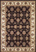 KAS Oriental Rugs - Cambridge Black/Ivory Area Rugs - CAM7313 - GreatFurnitureDeal