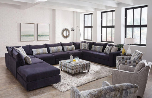 Southern Home Furnishings - Elise Sectional in Ink - 7004-03 19 15 19 19 19 15 19 11R Elise - GreatFurnitureDeal