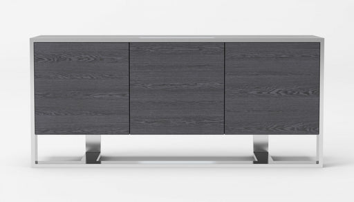 VIG Furniture - Modrest Fauna - Modern Elm Grey & Stainless Steel Buffet - VGBBBN-2M-GRY-BUF - GreatFurnitureDeal