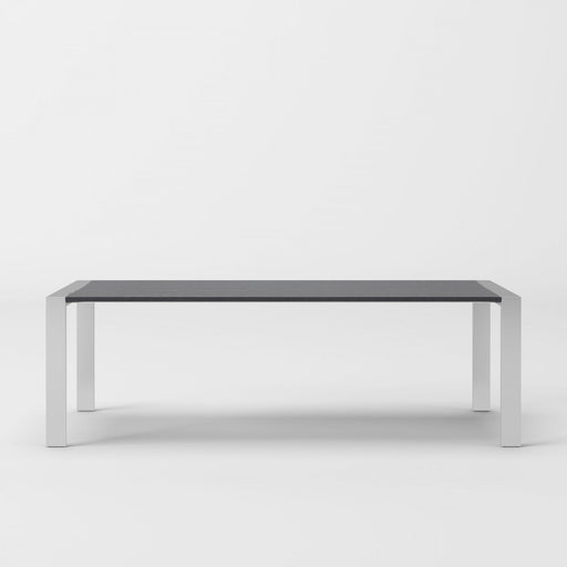 VIG Furniture - Modrest Fauna - Modern Elm Grey & Stainless Steel Chrome Dining Table - VGBBBN-2T-GREY-DT - GreatFurnitureDeal