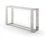 VIG Furniture - Modrest Fauna - Modern White High Gloss & Stainless Steel Console Table - VGBBBN-2X-CT-WHT - GreatFurnitureDeal