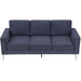 GFD Home -[VIDEO provided] [New]Modern 3-Piece Sofa Sets with Sturdy Metal Legs,Chenille Upholstered Couches Sets Including 3-Seat Sofa, Loveseat and Single Chair for Living Room Furniture Set (1+2+3 Seat) - GreatFurnitureDeal