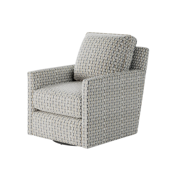 Southern Home Furnishings - Limbo Denim Swivel Glider Chair in Multi - 21-02G-C Limbo Denim - GreatFurnitureDeal