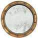 Worlds Away - Federal Round Mirror In Gold - FEDERAL G