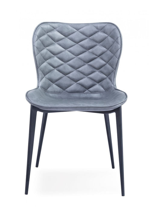 VIG Furniture - Modrest Felicia Modern Grey & Black Dining Chair (Set of 2) - VGHR3588-GRY-DC - GreatFurnitureDeal