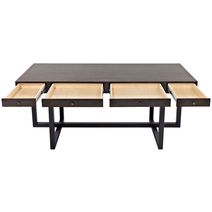 CFC Furniture - Maddox Desk, Walnut-Steel - FF156