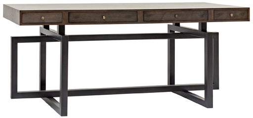 CFC Furniture - Maddox Desk, Walnut-Steel - FF156 - GreatFurnitureDeal