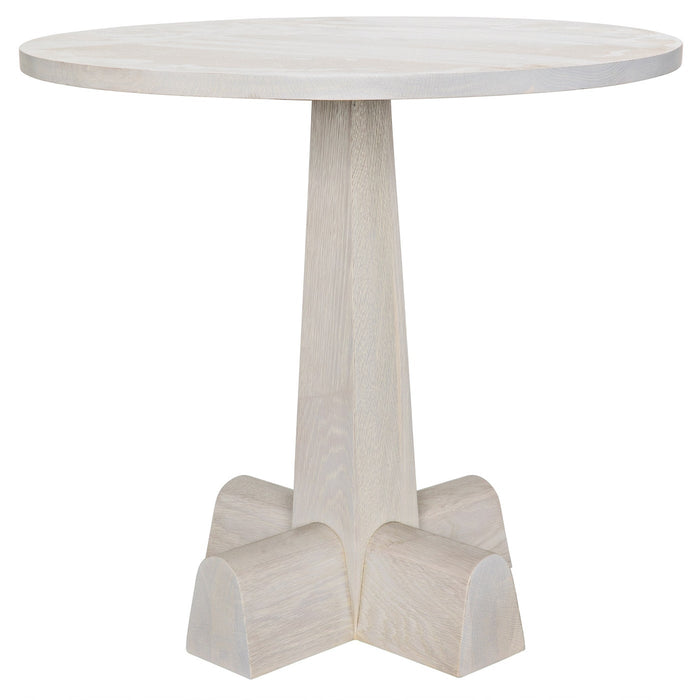 CFC Furniture - Camellia Round Side Table, Oak - FF157 - GreatFurnitureDeal