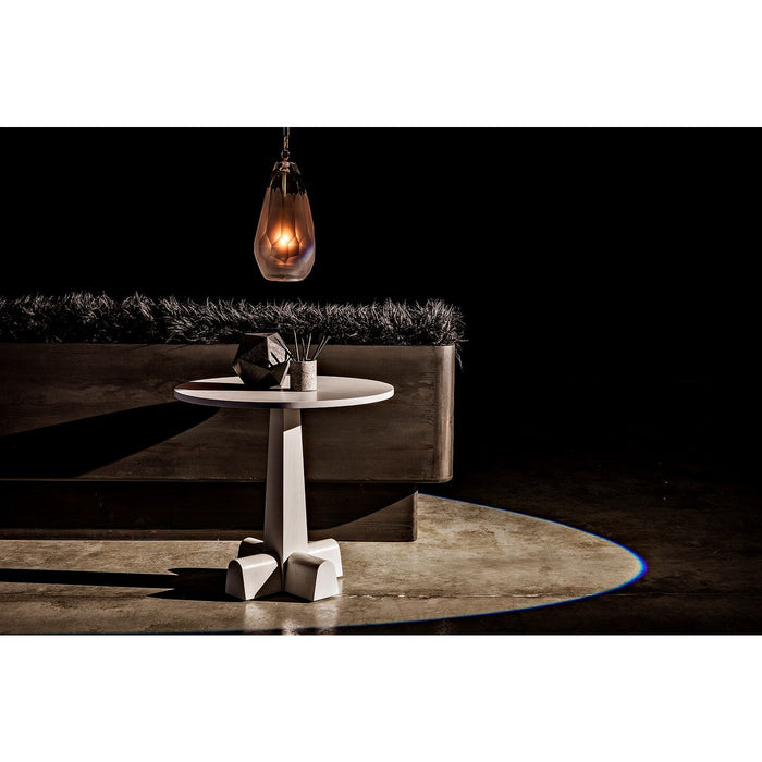 CFC Furniture - Camellia Round Side Table, Oak - FF157 - GreatFurnitureDeal