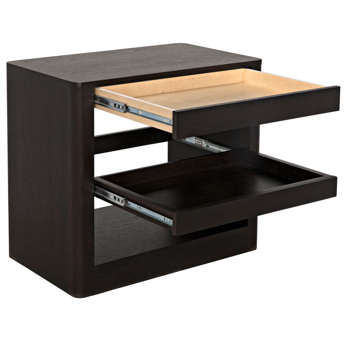 CFC Furniture - Mayito Side Table, Walnut - FF182 - GreatFurnitureDeal