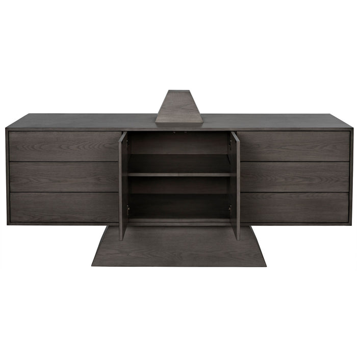 CFC Furniture - Pyramid Cabinet, Oak Solid-Oak Plywood Veneer - FF208