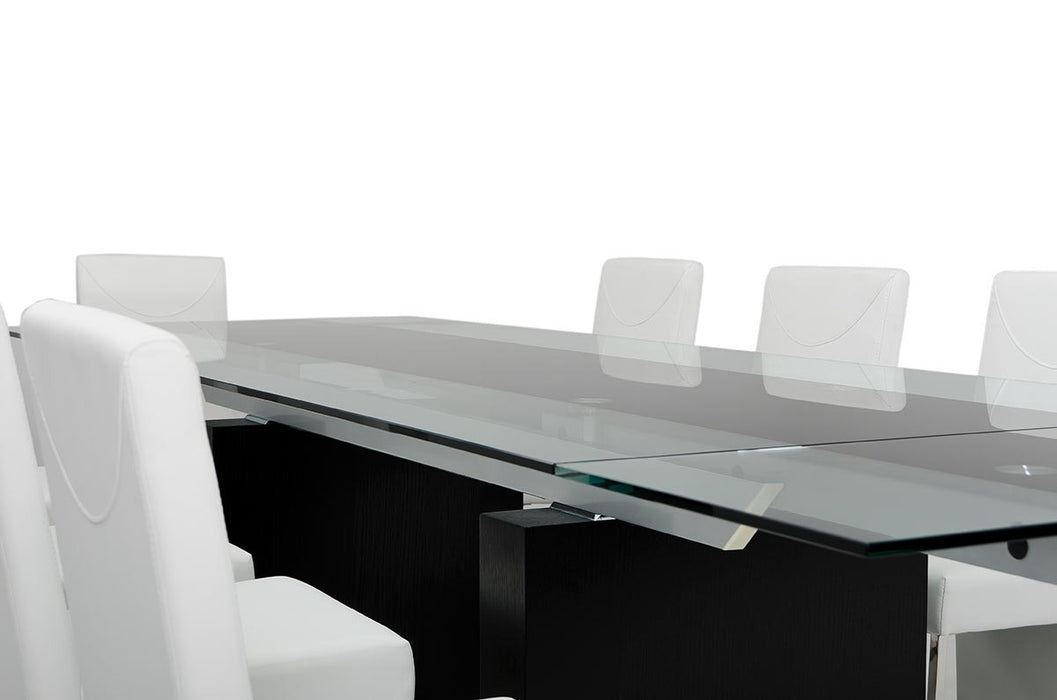 VIG Furniture - Lisbon Extendable Dining Table - VGGU-328L-B