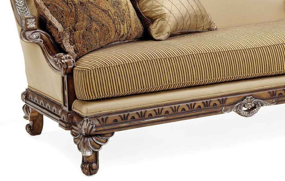 Benetti's Italia - Firenza Chaise Lounge in Golden Beige, Chenille - FIRENZA-LOUNGE-GOLDEN BEIGE - GreatFurnitureDeal
