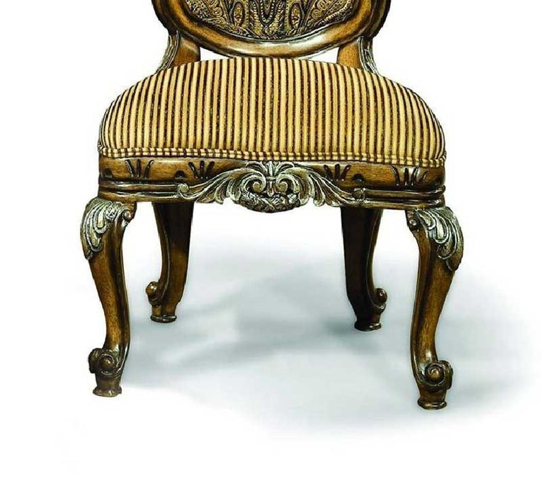 Benetti's Italia - Firenza Side Chair Set of 2 in Golden Brown, Chenille - FIRENZA-SC-GOLDEN BROWN - GreatFurnitureDeal