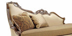 Benetti's Italia - Firenza Chaise Lounge in Golden Beige, Chenille - FIRENZA-LOUNGE-GOLDEN BEIGE - GreatFurnitureDeal