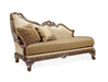 Benetti's Italia - Firenza Chaise Lounge in Golden Beige, Chenille - FIRENZA-LOUNGE-GOLDEN BEIGE - GreatFurnitureDeal