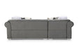 Myco Furniture - Fillomore Sectional, Gray - FL1117-GY - GreatFurnitureDeal