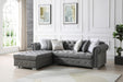 Myco Furniture - Fillomore Sectional, Gray - FL1117-GY - GreatFurnitureDeal