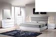 Mariano Furniture - Florence White Laquer 6 Piece Queen Bedroom Set - BMFLORENCE-Q-6SET