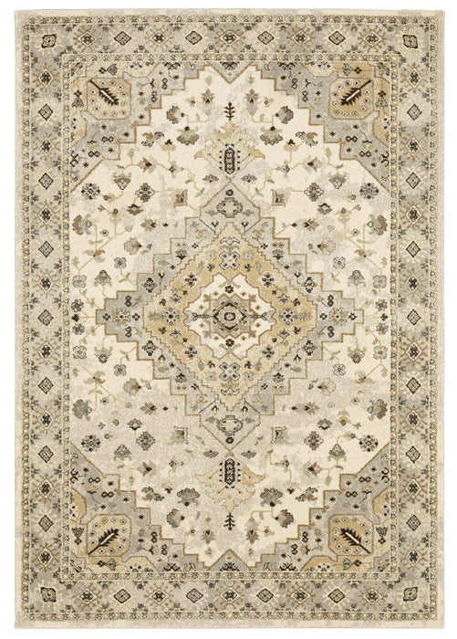 Oriental Weavers - Florence Beige/ Grey Area Rug - 4332X