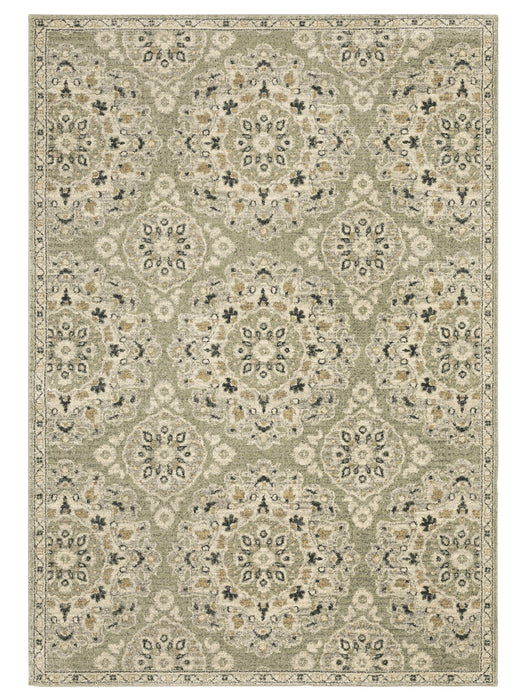 Oriental Weavers - Florence Green/ Ivory Area Rug - 4334E