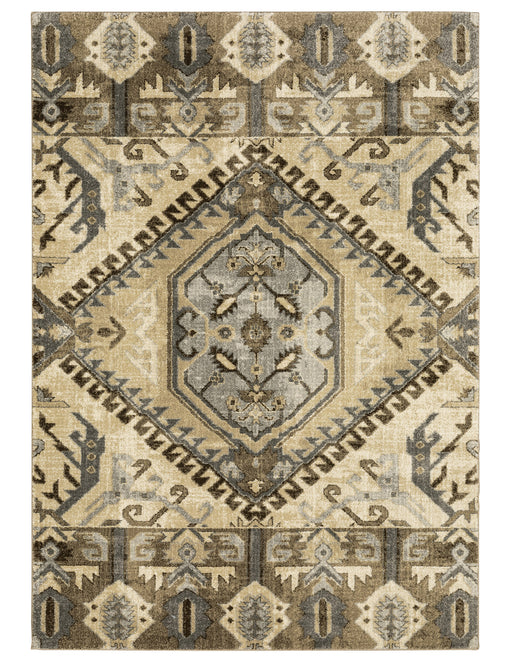 Oriental Weavers - Florence Beige/ Gold Area Rug - 5090D - GreatFurnitureDeal