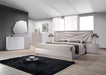 J&M Furniture - Florence White & Light Grey Lacquer Eastern King Platform Bed - 17852-K - GreatFurnitureDeal
