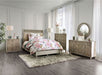 Furniture of America - Jakarta California King Bed in Antique White-Beige - FOA7882-CK - GreatFurnitureDeal