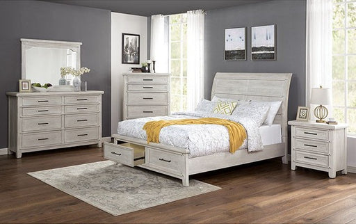 Furniture of America - Shawnette 6 Piece Queen Bedroom Set in Antique White - FOA7924-Q-6Set - GreatFurnitureDeal