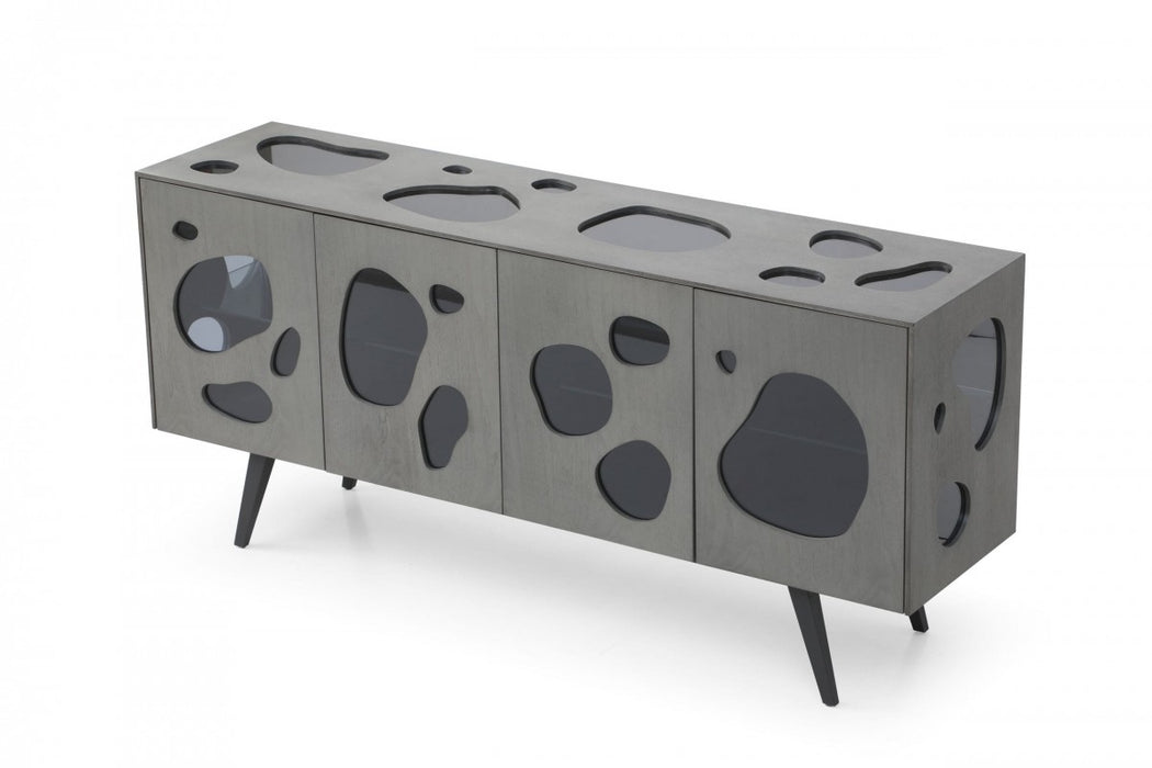 VIG Furniture - Modrest Fontana Modern Grey Buffet - VGVCG2029-GRY-A-BUF