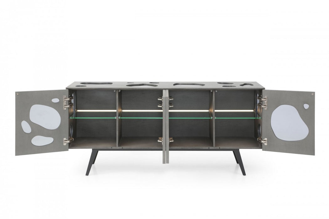 VIG Furniture - Modrest Fontana Modern Grey Buffet - VGVCG2029-GRY-A-BUF
