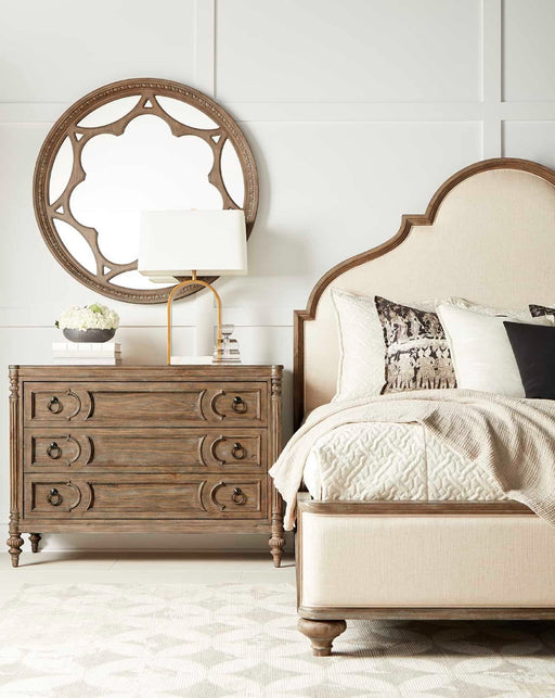ART Furniture - Architrave King Upholstered Panel Bed in Almond - 277126-2608 - GreatFurnitureDeal