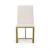 VIG Furniture - Modrest Frankie Contemporary White & Gold Dining Chair - VGGAGA-6917CH-WHT - GreatFurnitureDeal
