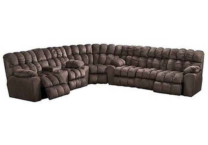 Franklin Furniture - Brayden 3 Piece Sectional Set In Alibaba Umber - 440-L+W+S-Alibaba Umber - GreatFurnitureDeal