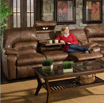 Franklin Furniture - Dakota 2 Piece Reclining Sofa Set In Smokey - 596-S+R-SMOKEY