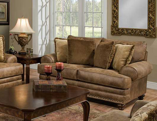 Franklin Furniture - Sheridan 2 Piece Living Room Set In Tucson Saddle - 817-SL