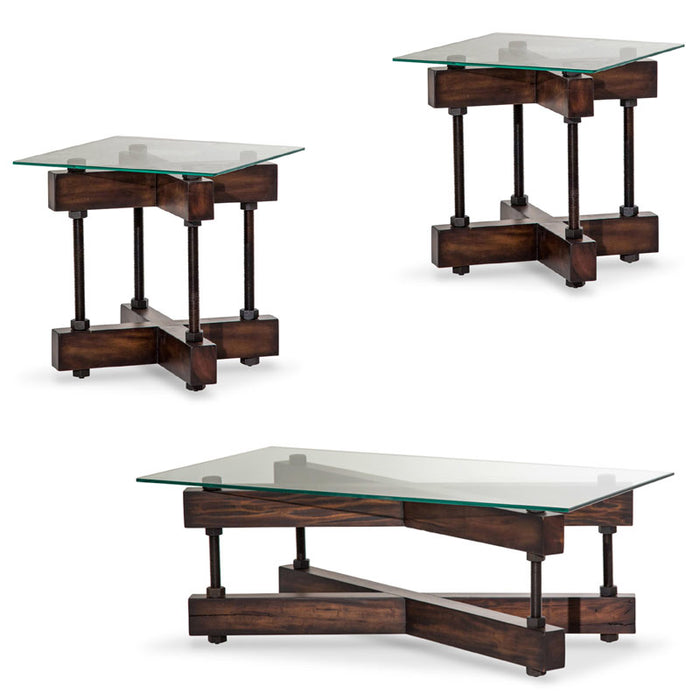 AICO Furniture - Killington 3 Piece Occasional Table Set - FS-KLGTN201-KLGTN202