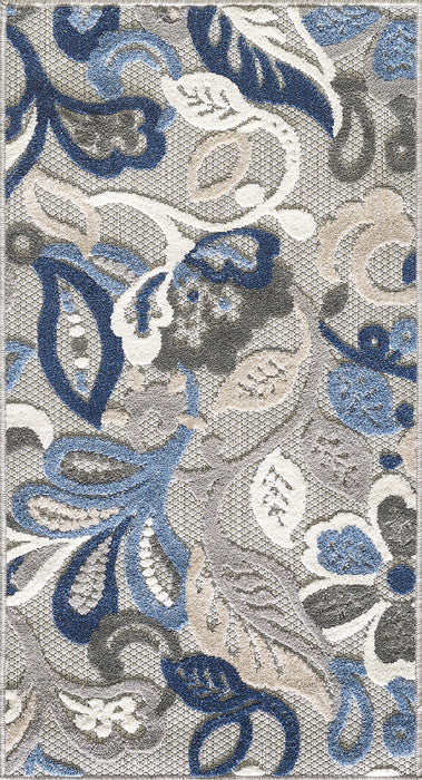 KAS Oriental Rugs - Calla Grey/Blue Area Rugs - CAA6922